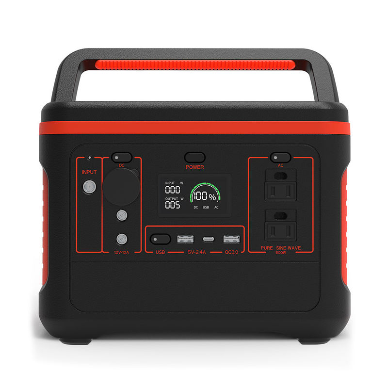 キャンプのための22.2V再充電可能な携帯用動力火車568Wh Lifepo4の太陽場所