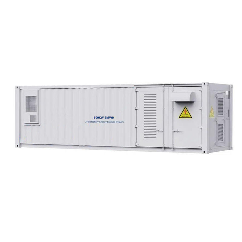 30ft ESSのエネルギー蓄積 システム容器500KW 2MWH LiFePo4電池の貯蔵力
