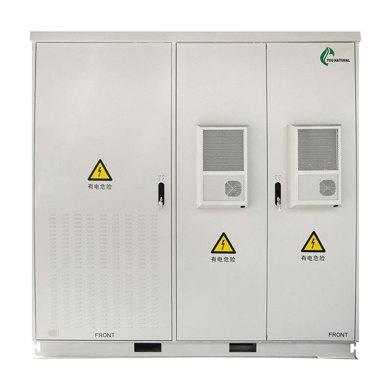 エネルギー蓄積のキャビネット50W 100kWのリチウム イオンは100ah屋外電池の貯蔵をリン酸で処理する