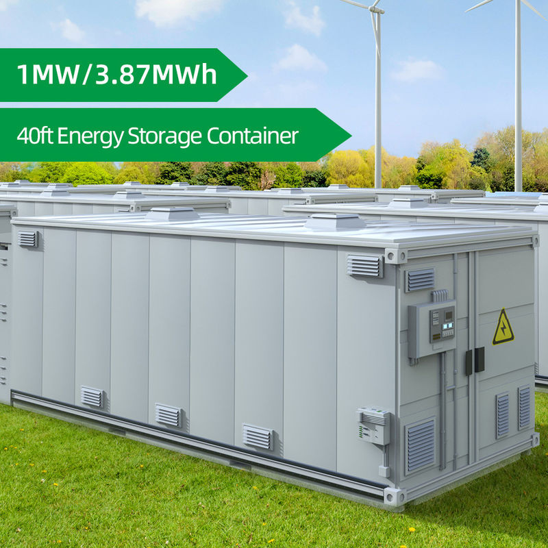 40ft ESS 1MW 3.87MWh コンテナ エネルギー貯蔵システム ピークシェービング 太陽光発電 エネルギー貯蔵
