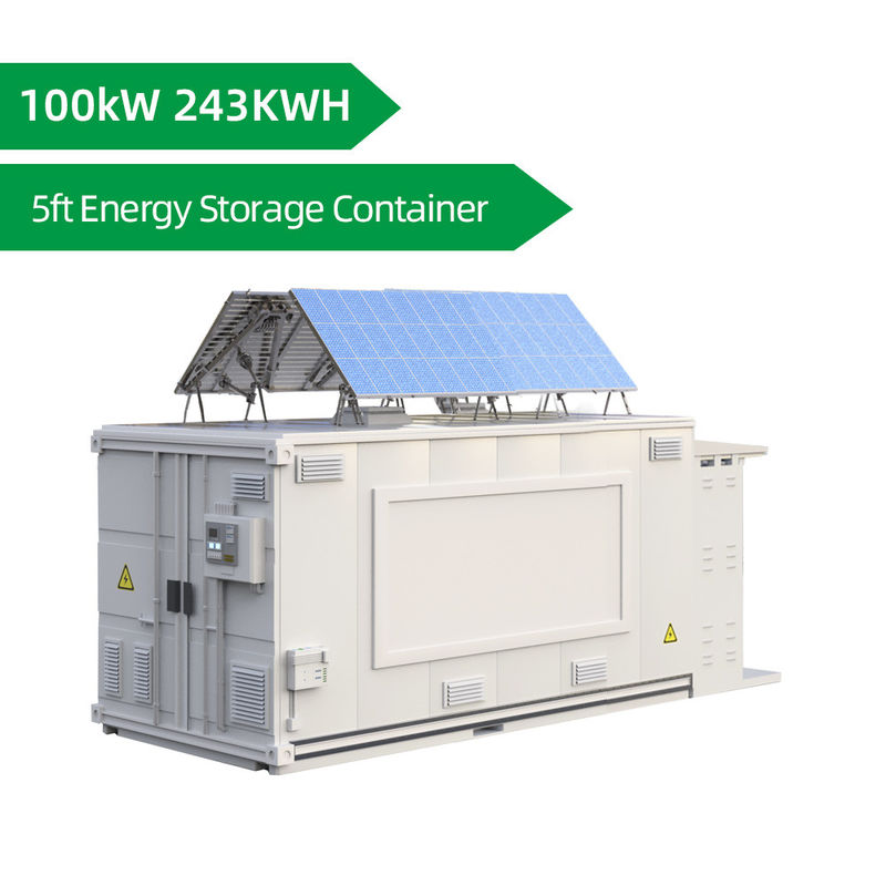 YouNatural 5フィート エネルギー貯蔵容器 100KW リチウムイオン電池 エネルギー貯蔵システム