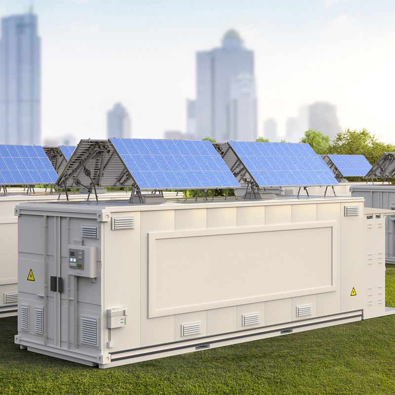 100kWの商業用エネルギー貯蔵システム 最大貯蔵のためにエアロゾール力空気冷却