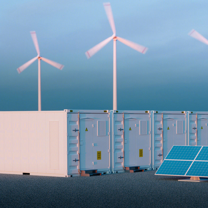 500KWH ベス ネットワークオフ 高電圧 産業用 商業用 蓄電池箱 コンテナ システム Ess