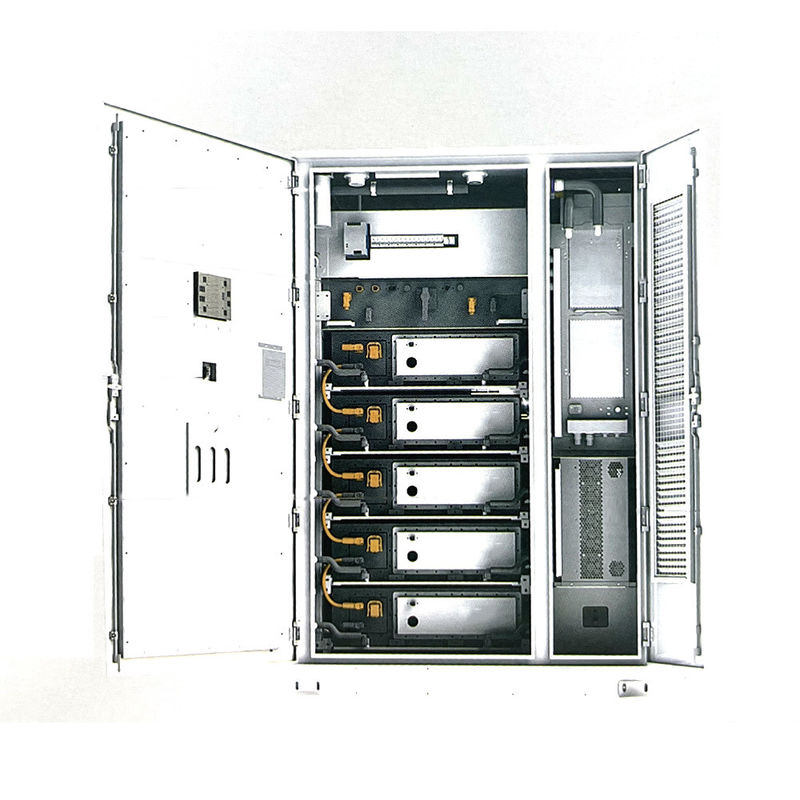 ハイブリッドグリッドエネルギー貯蔵庫 100kW 215kWh 液体冷却 インテリジェント オールインワン BESS 新しいエネルギー貯蔵庫