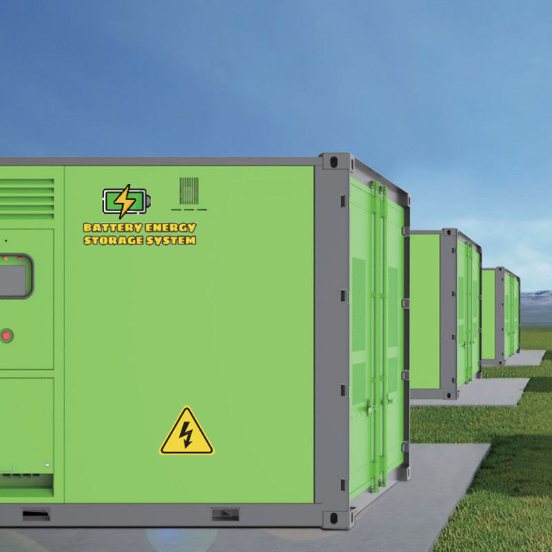 ディーゼル発電機とリチウム電池 エネルギー貯蔵システム