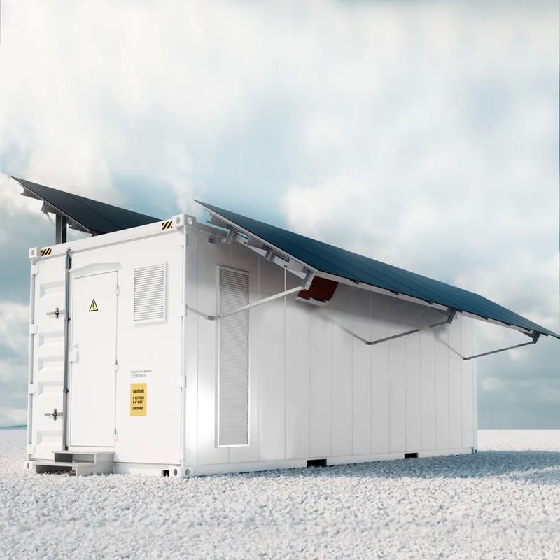 容量 エネルギー貯蔵容器 6900kWh バッテリー 18*4P384S 産業用電力ソリューションの配置